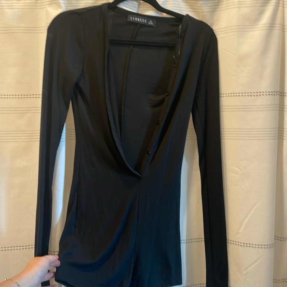Princess Polly button up long sleeve romper